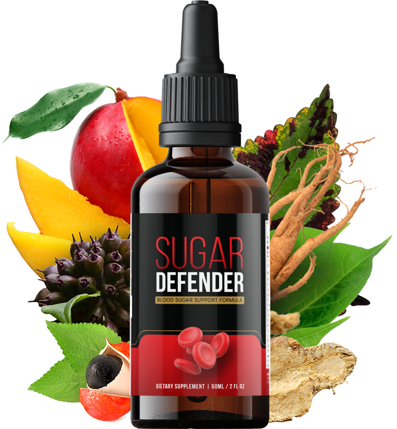 Bottle of Sugar Defender blood sugar support drops